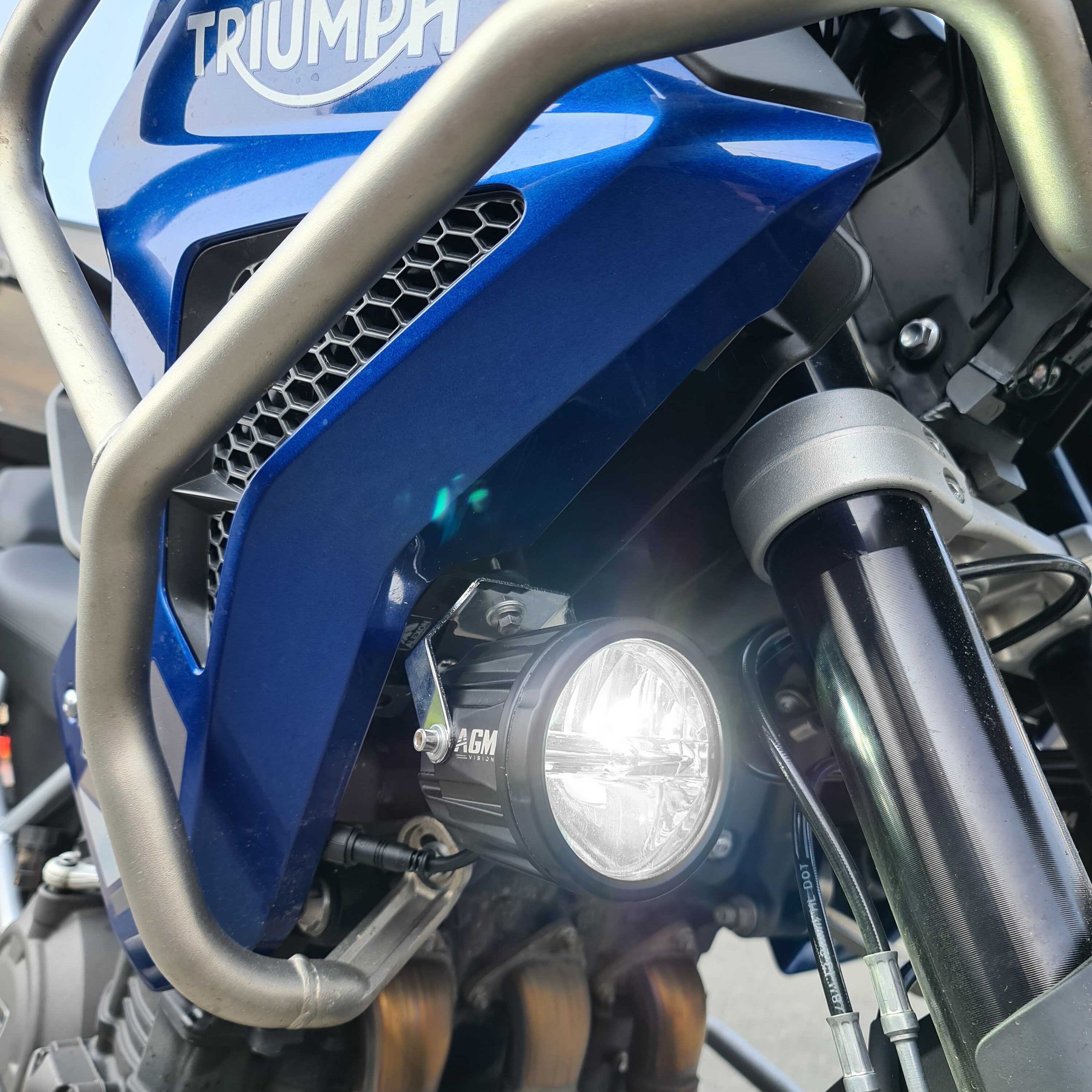 Kit 2 Phares LED Moto Code / Phare GX 80W