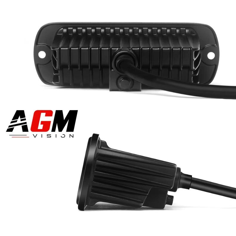 Mini barre LED arrière encastrable 12 cm 5 fonctions