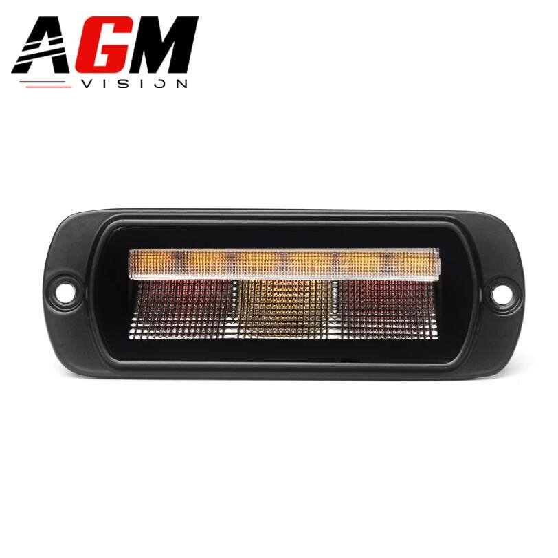 Mini barre LED arrière encastrable 12 cm 5 fonctions