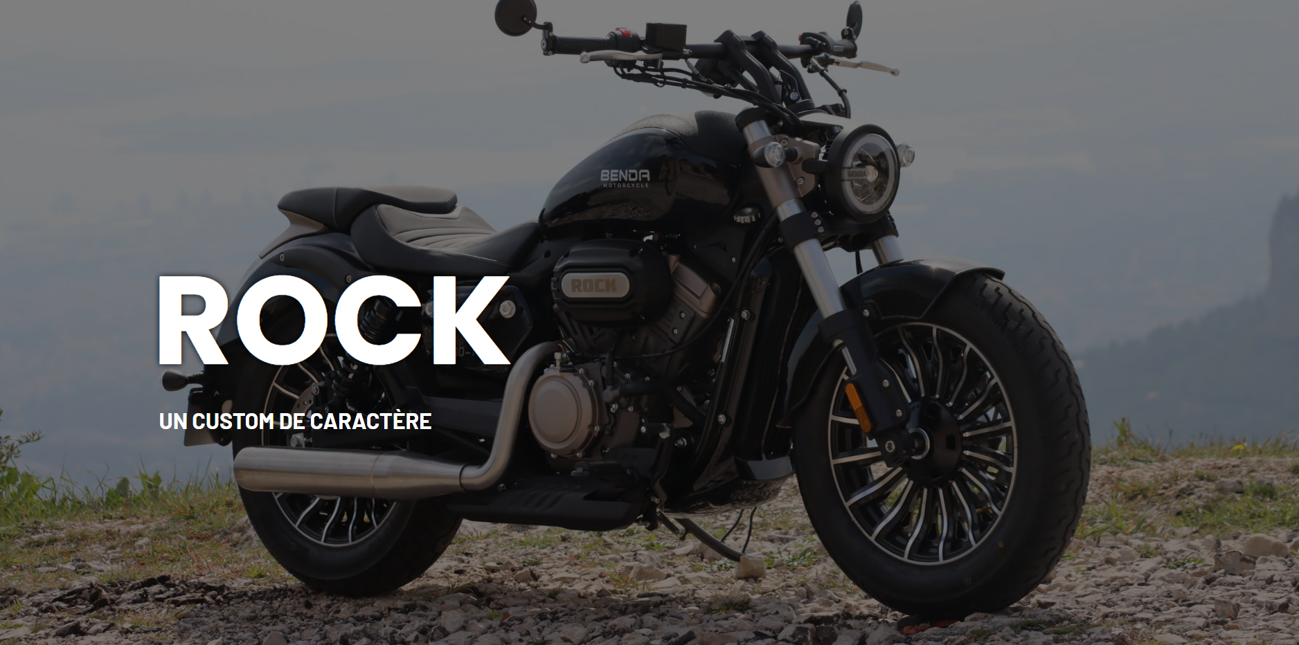 Benda Rock 125 cm³ – Custom bicylindre en V