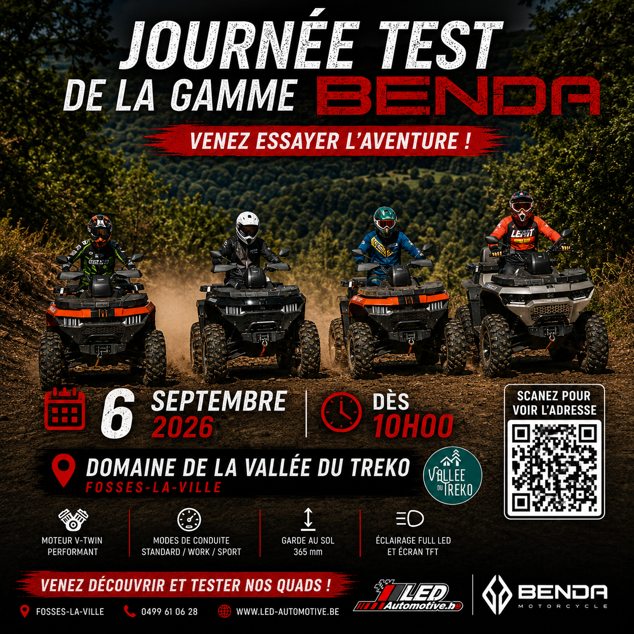 Journée Test de la gamme BENDA – Venez essayer l'aventure !